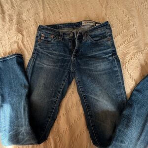 AG Women's Blue Denim Jeans